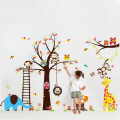 Árbol Pegatinas para niños Vinilo familiar extraíble Pegatinas de pared coloridas Dormitorio de niños, Decoración para el hogar Niños Pegatinas de pared Árbol